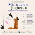 StickHunt™ – Varita interactiva para gatos con ventosa